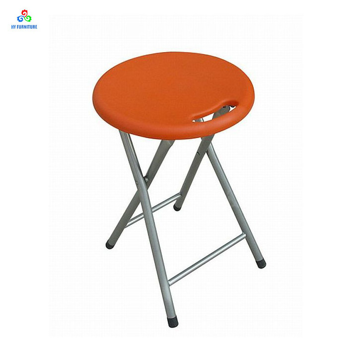 Lightweight small backpack portable round folding stool with pp top wholesale