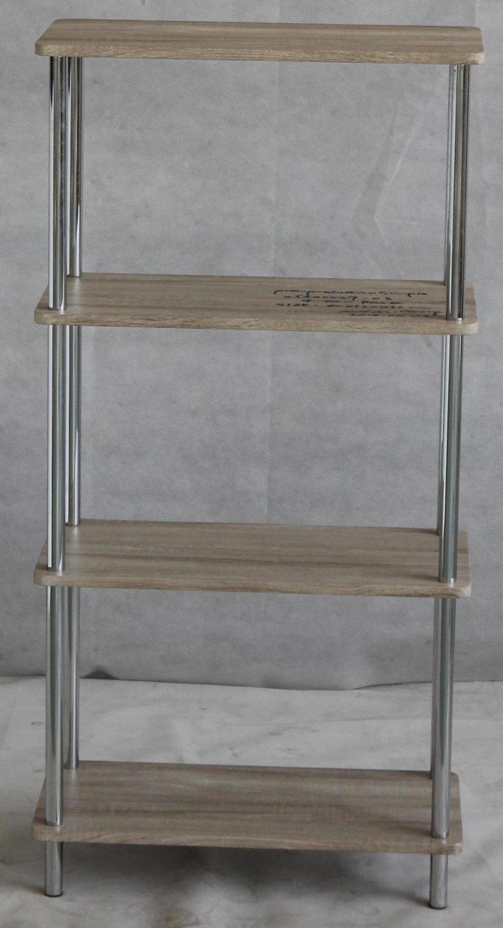 4-Tier shelf rack steel storage shelving unit