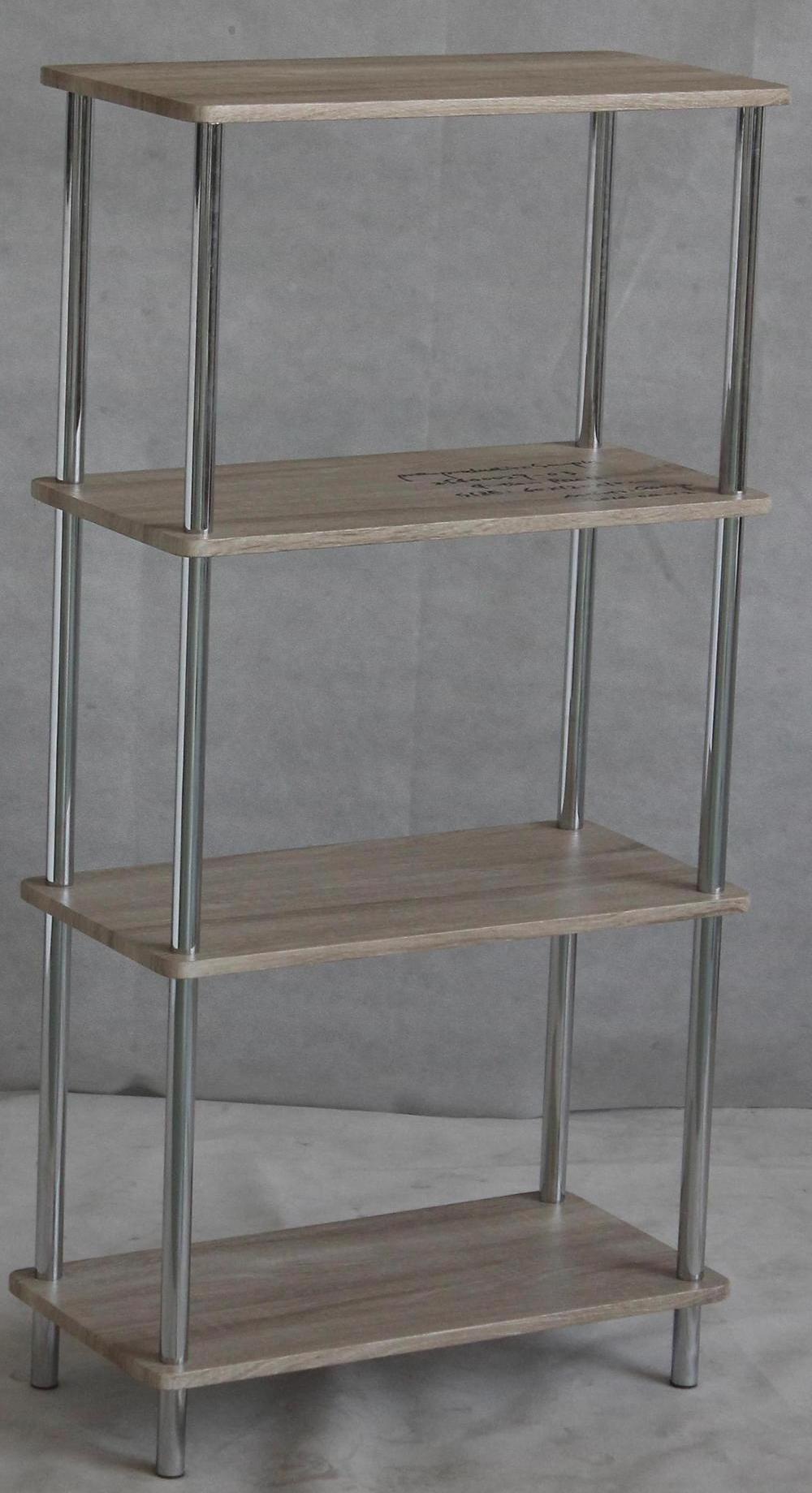 4-Tier shelf rack steel storage shelving unit