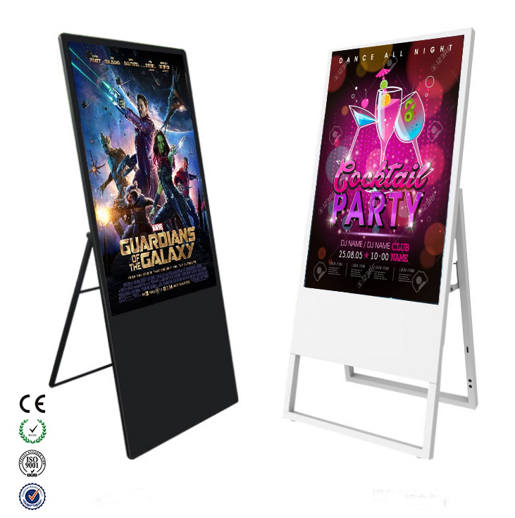 New Design 43 Inch Portable Digital Signage With Android Os Digital Menu Board