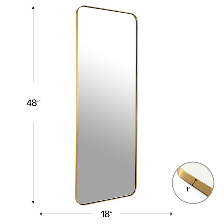 custom bronze antique big large metal rectangle full length body long home decor dressing hanging wall mirror