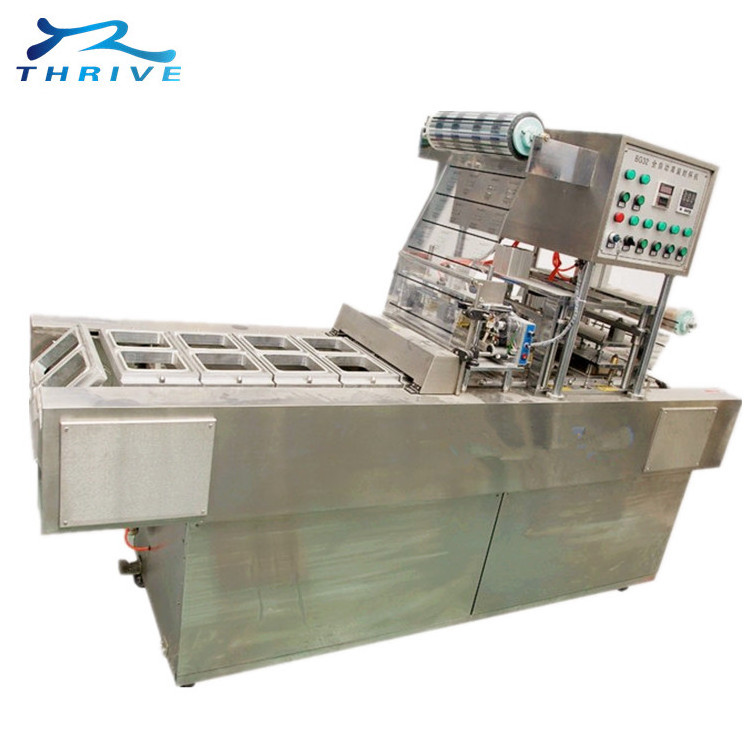 Automatic stainless steel lunch tray sealing machine/meal box sealer/ice cream porridge coffee cup filling machine