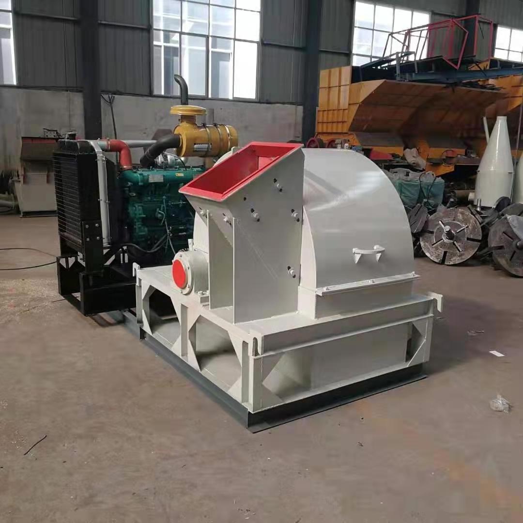 Tree log wood branch shredder small wood sawdust mill crusher Wood chipper