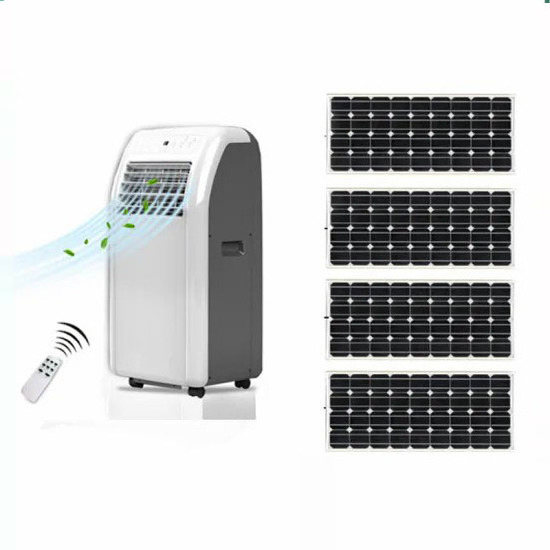 9000 btu  inverter cooling&heating  portable Solar energy Air Conditioner