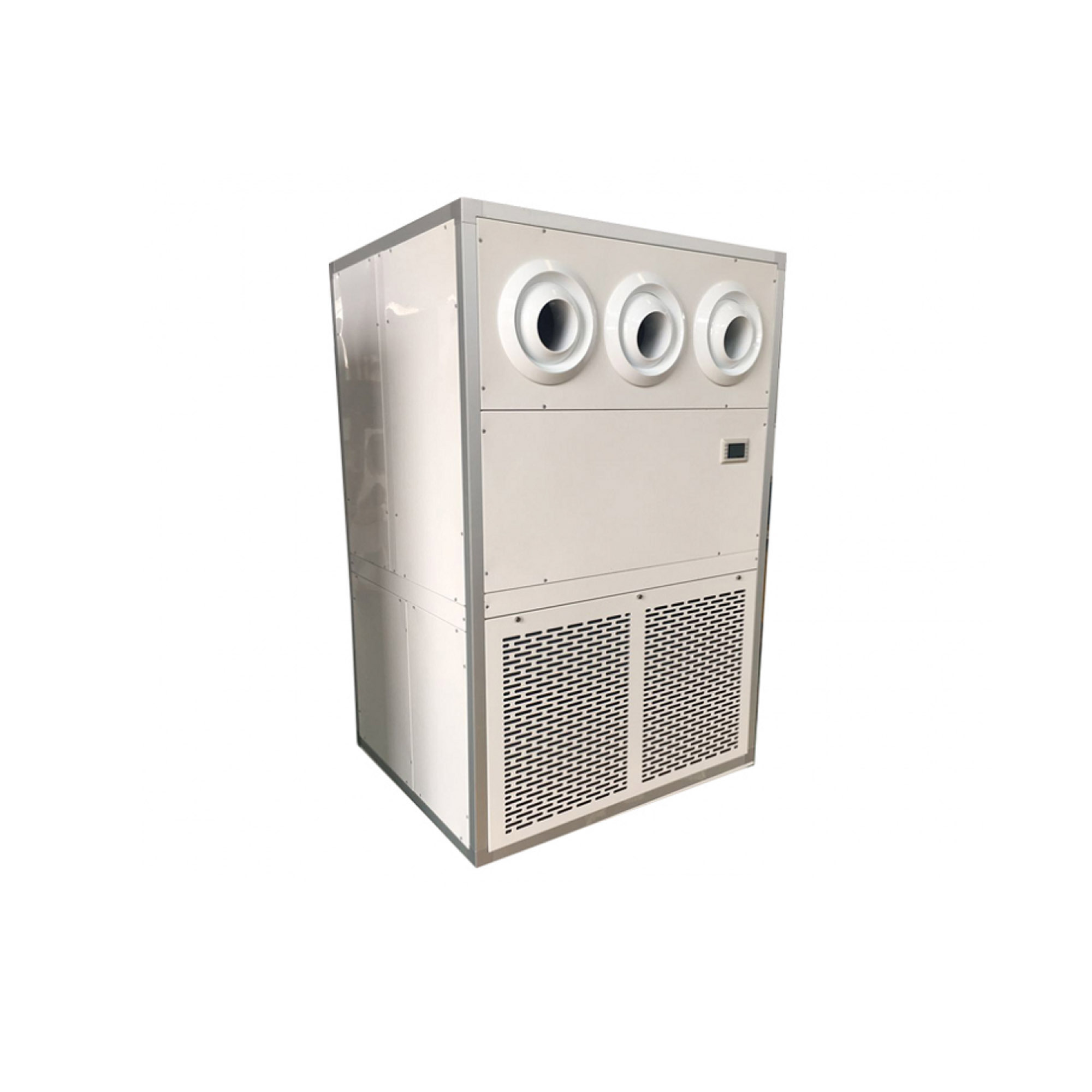 Open greenhouse vertical surface-mounted air conditioner ductless floor standing jet air outlet air cabinet