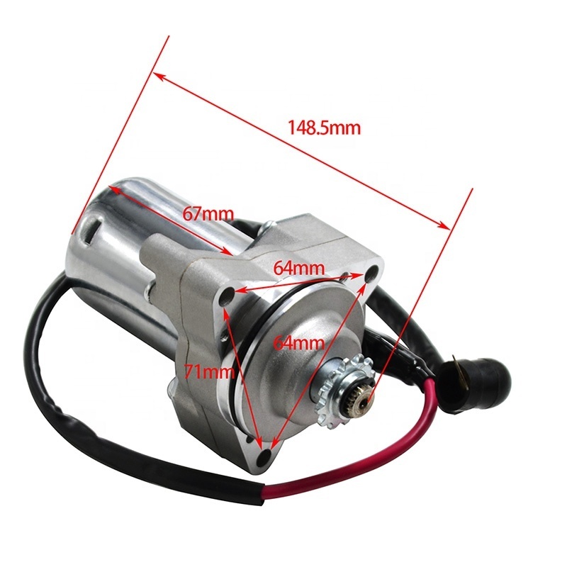 Hot Sale Motorcycle Engine Parts Starter Motor for most Chinese 50cc 70cc 90cc 110cc 125cc Dirt Bikes Go Karts and ATV