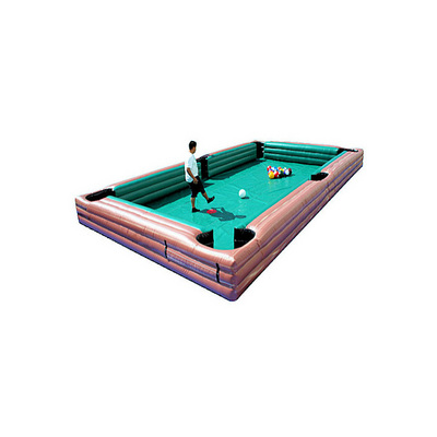 Commercia Customized Human Pool Table Giant Inflatable Billiard Table Game Snooker Soccer Ball Field For Sale