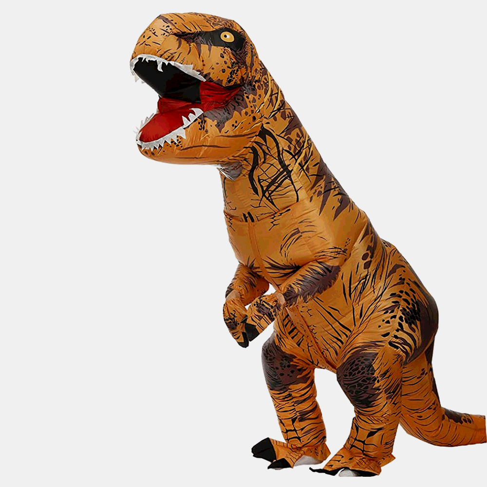 Factory Manufacturer T REX Dinosaur Suit Thickened Colourful Human Inflatable Suit Fat Dragon Inflatable Dinosaur Costume