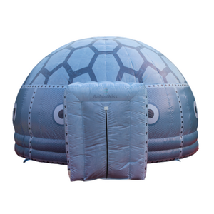 New Design Winter Christmas Inflatable Ice Igloo Tent With Tunnel Customized Inflatable Igloo Dome Tent for Party Rental