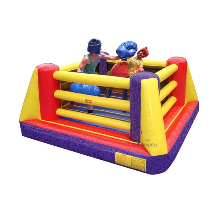 Team Building Game Interactive Inflatable Bouncy Boxing Ring Arena Inflatable Wrestling Ring Games for Kids Adult