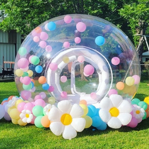 Outdoor Event Customized Kids Dome Tent Bounce House Transparent Inflatable Balloon Bubble Dome House for Kids