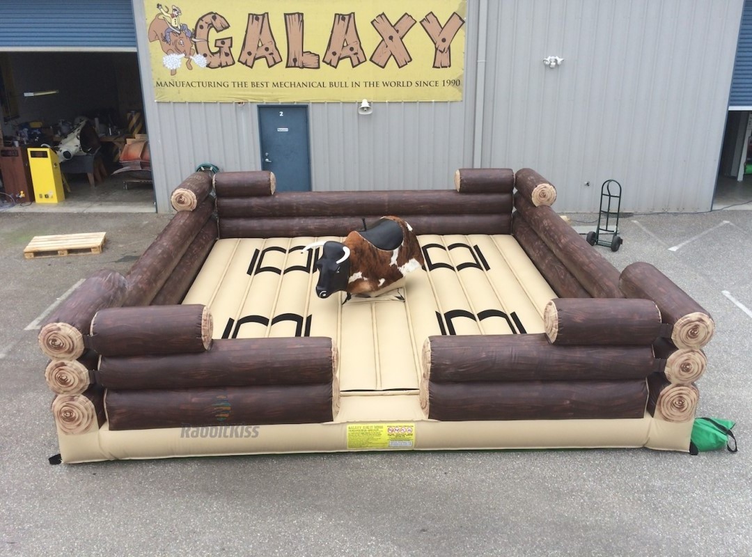 Carnival Commercial Inflatable Mechanical Rodeo Bull Interactive Game Customized Inflatable Mechanical Bull Ride For Sale