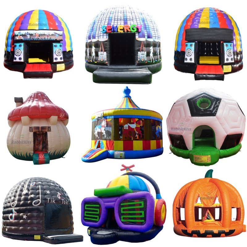 Custom Outdoor Halloween Inflatable Jumping Castle Combo Kids Bouncer Toy Inflatable Bouncy House Moonwalk Castle