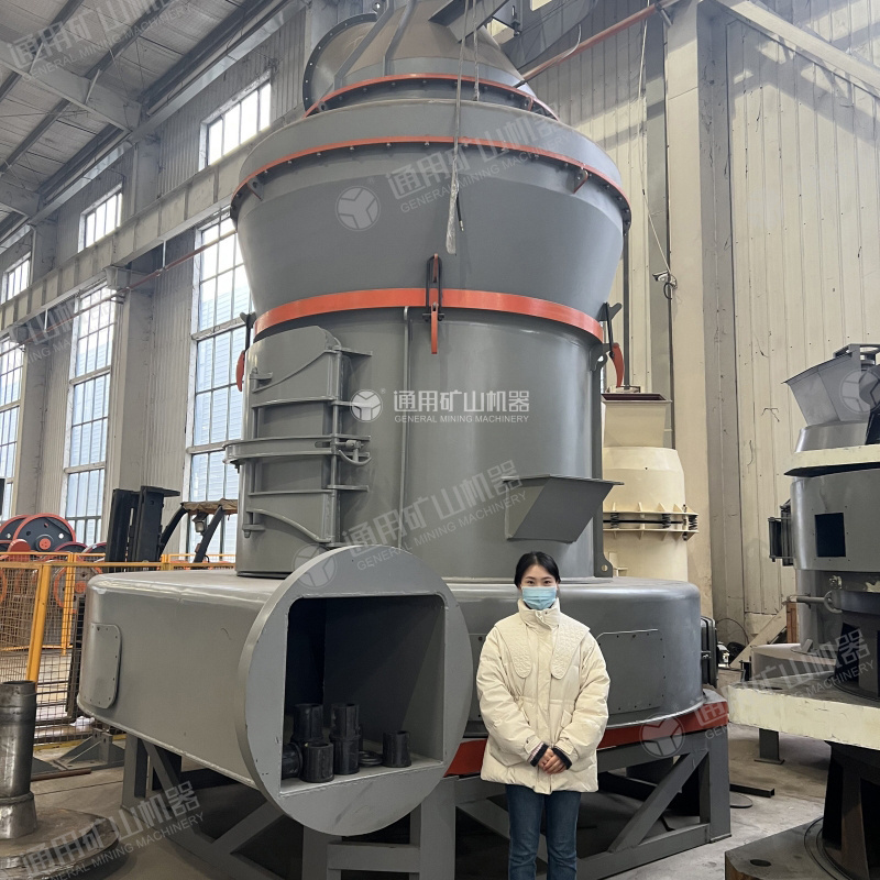 Calcium Carbonate Powder Making Ultrafine Calcite Raymond Mill Grinding Machine YGM High Pressure Ring Roller Mill