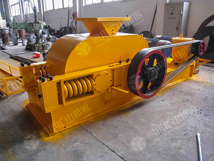 High capacity double roller rock crusher roll crusher used stone crusher for sale