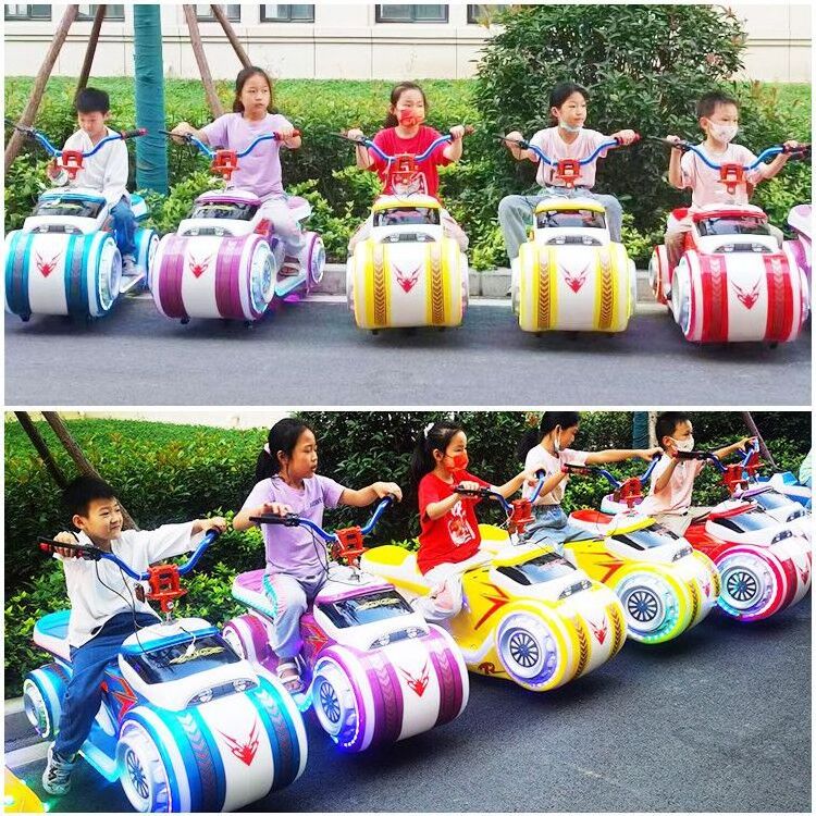 new model children's double Ride on car electric shopping mall outdoor square amusement equipment Motorcycle bumper car