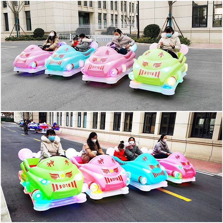 Hot sales 24V battery Amusement park Ride on car electric outdoor square Bumper car commercial toy car Factory Direct Sales