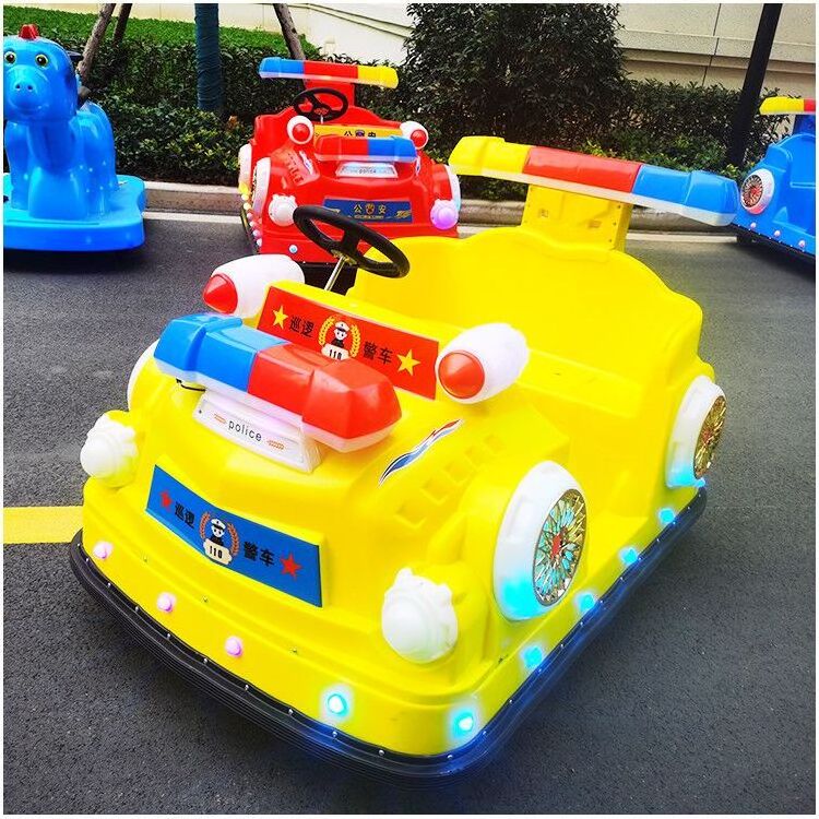 New square light-up bumper car children's electric amusement car For Kids park playground battery bentley kids car