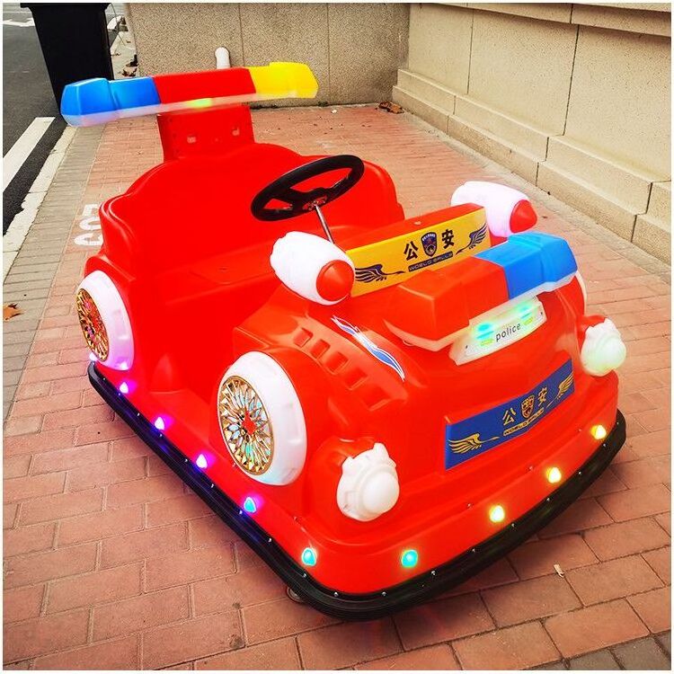 New square light-up bumper car children's electric amusement car For Kids park playground battery bentley kids car