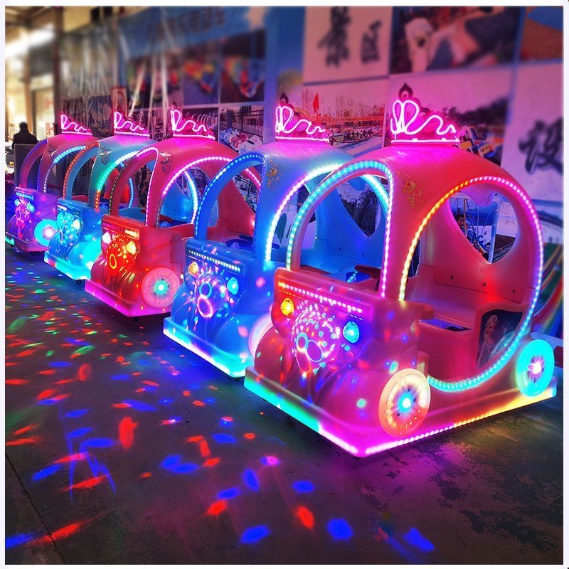 Most Popular outdoor Children bumper car parent-child new style shopping mall Princess  car commercial toy car Factory wholesale