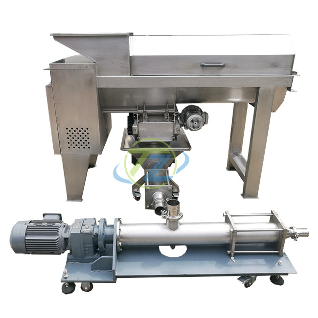 High Efficiency Grape Press Machine / Grape Crusher Electric / Grape Destemmer Crusher tianze