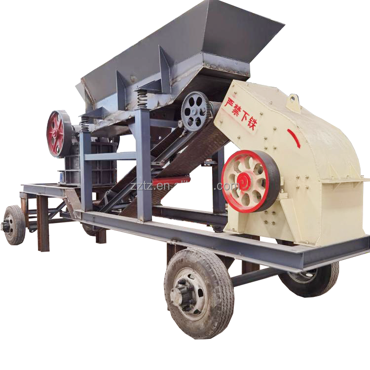 Coal gangue coke sand making machine construction waste crusher hammer crusher tianze