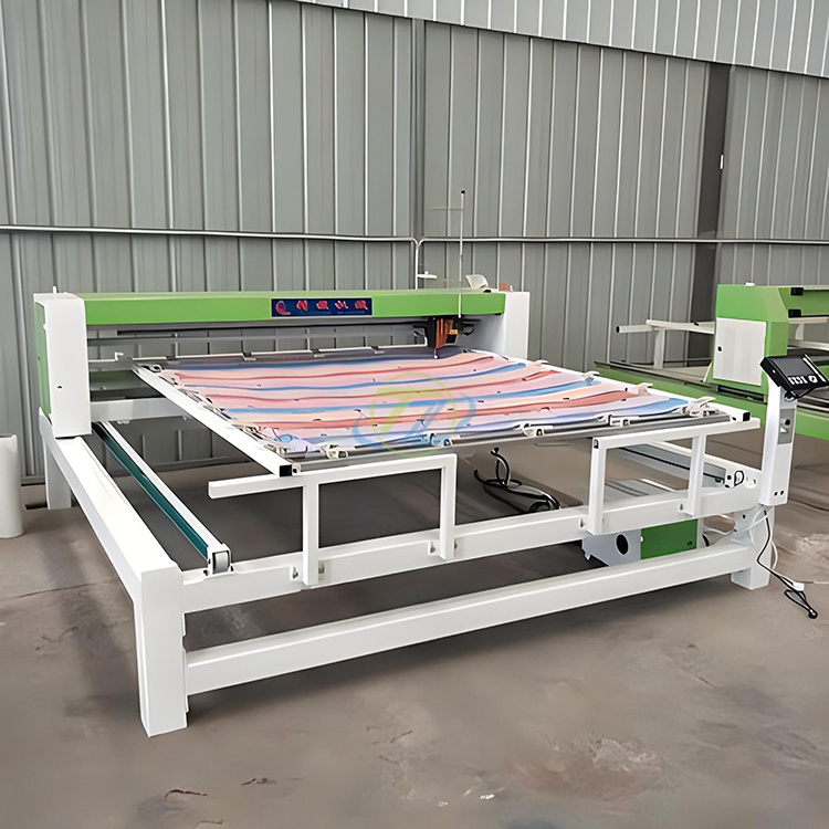 CNC High Frequency Stitch Single Needle Quilting Machines Trade Custom Ultrasonic Quilting Making Machine for Mattress tianze