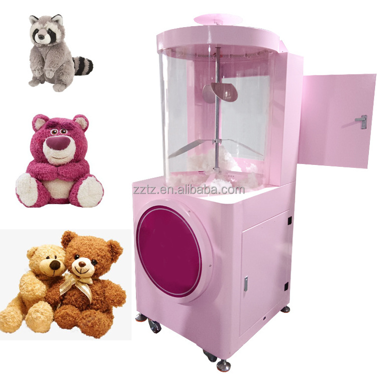 Different Shape Different Color DIY Potable Stuffed Toy Filling Machine Build A Teddy Bear tianze