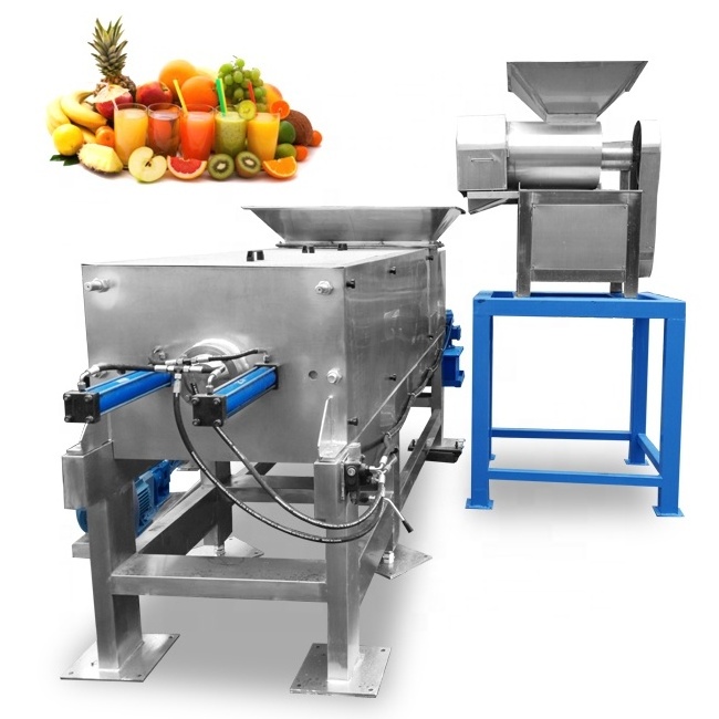 Industrial herb juice extractor grass pulp squeezing machine wheat grass juice screw press