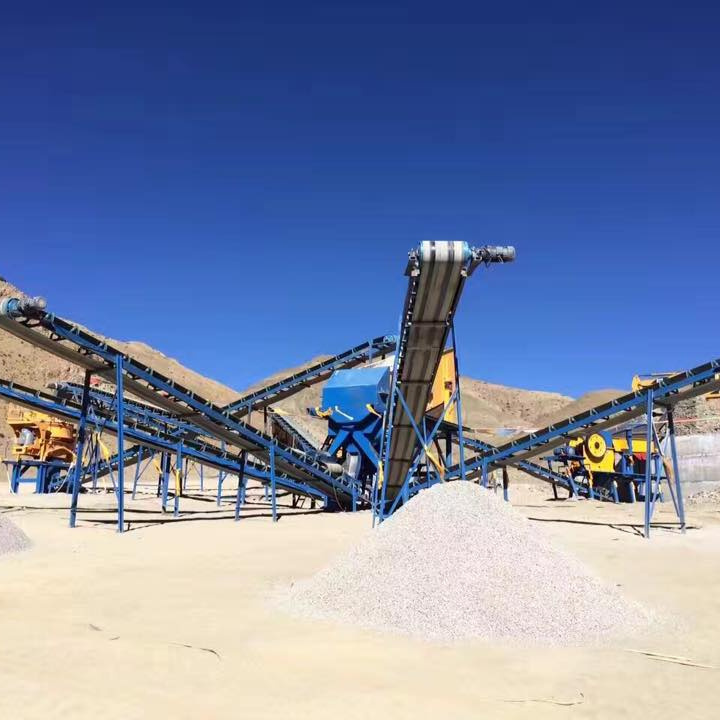 Complete set granite gravel rock stone crushing production line 200tph river stone crusher plant