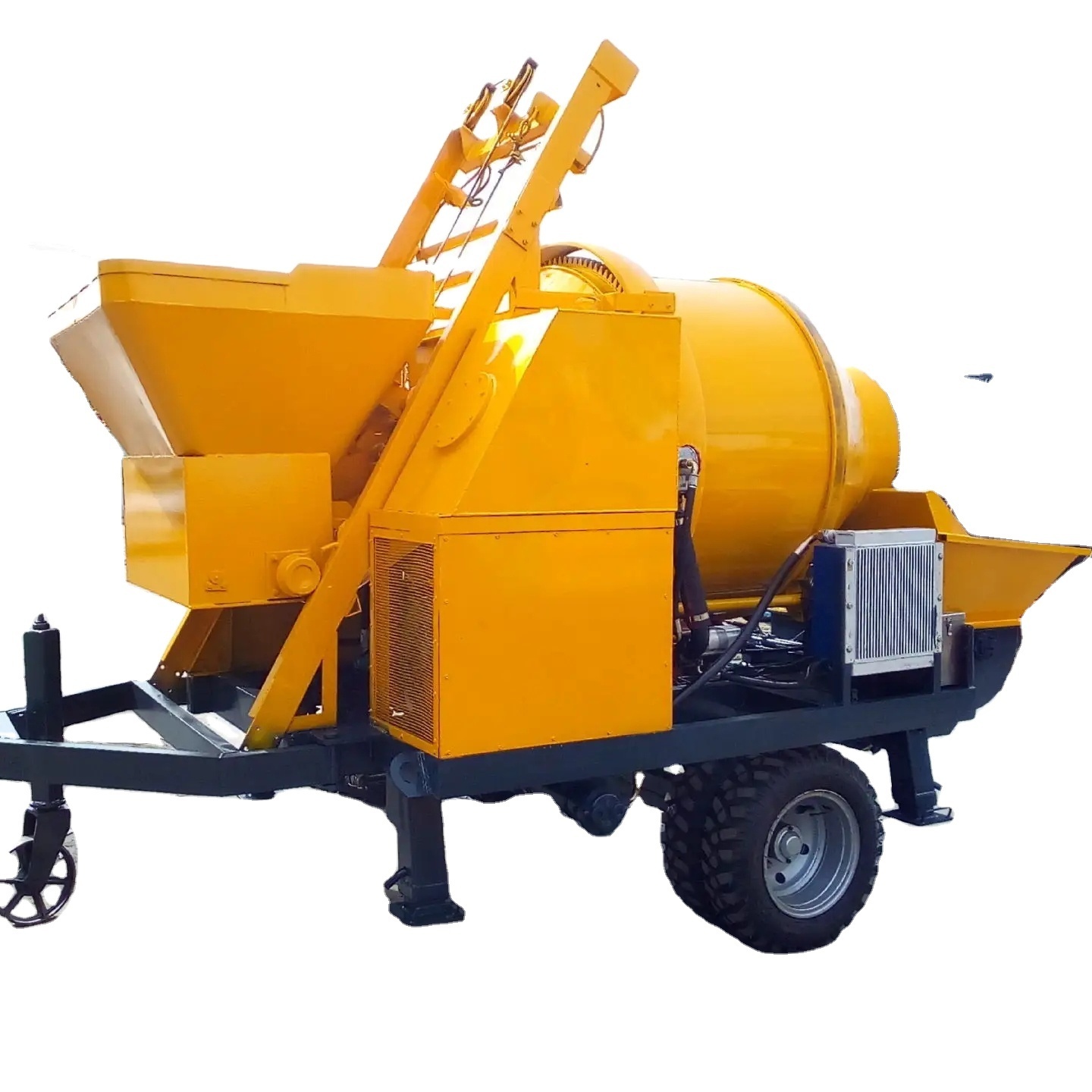 concrete machine pumping diesel mixer pump JBS30 for sale in egypt