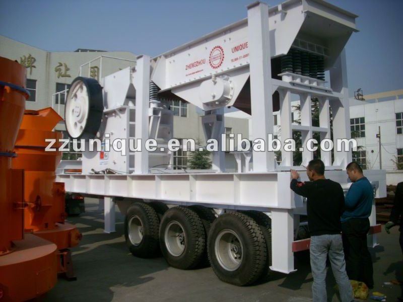 200-300 Tph Mobile Jaw Crusher For Crushing Stone, Limestone Aggregates Crusher Machine Mobile Jaw Crusher Plant No reviews yet