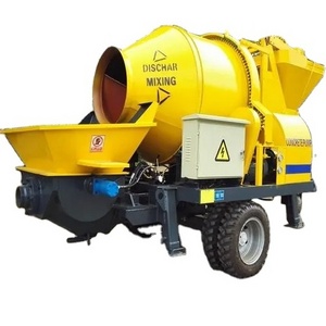 concrete machine pumping diesel mixer pump JBS30 for sale in egypt