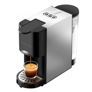 ZZUOM 4 in 1 Coffee maker with 19Bar 1450W Fit D.G./Coffee Powder Capsule Coffee Machine