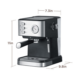 European & American markets Hot Selling coffee machine Reusable Filter with Steam Milk Frothing Automatic Pour Over coffee maker