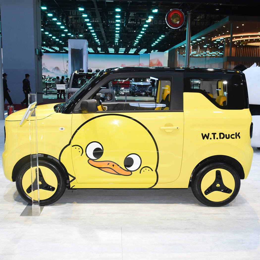 Hot sale 2023 yellow color limited version Geely Panda cross-country small electric mini ev car for adult