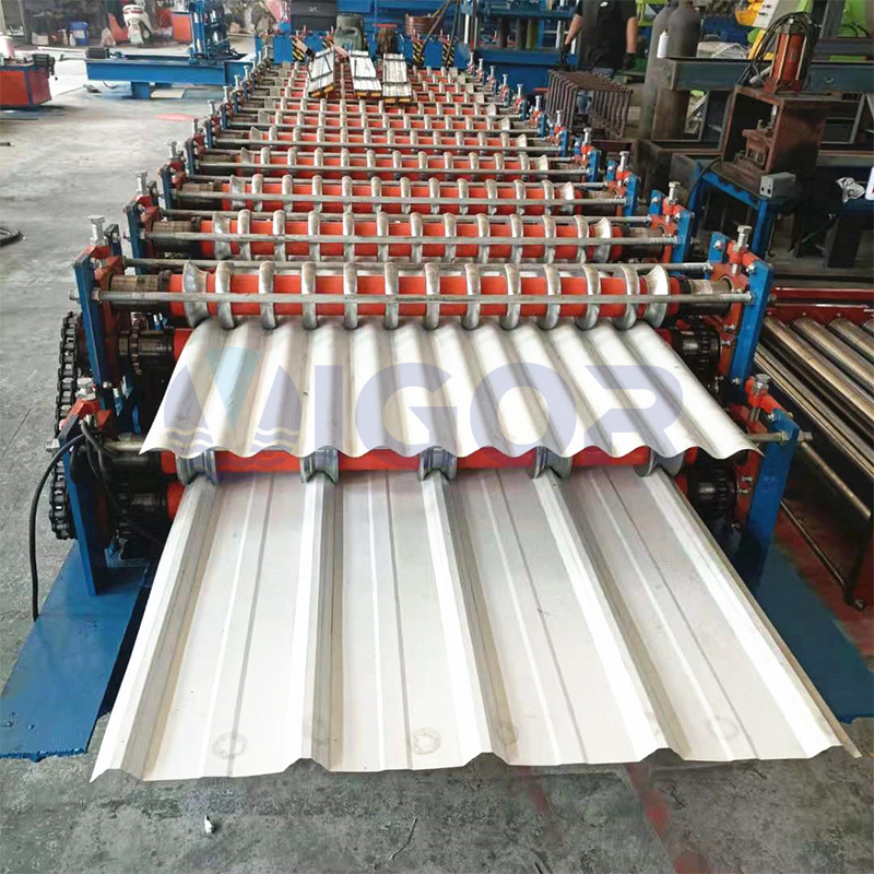 trapezoid roof panel roll forming machine profile corrugated roll forming machine manufactures