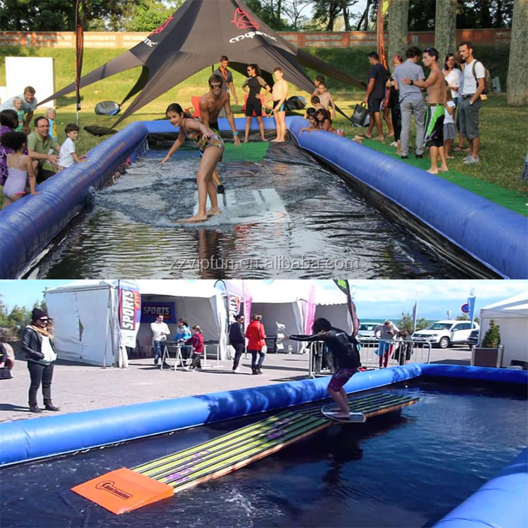 15 meters long inflatable skim board pool or inflatable skimboard pool or inflatable skim pool for skimboard