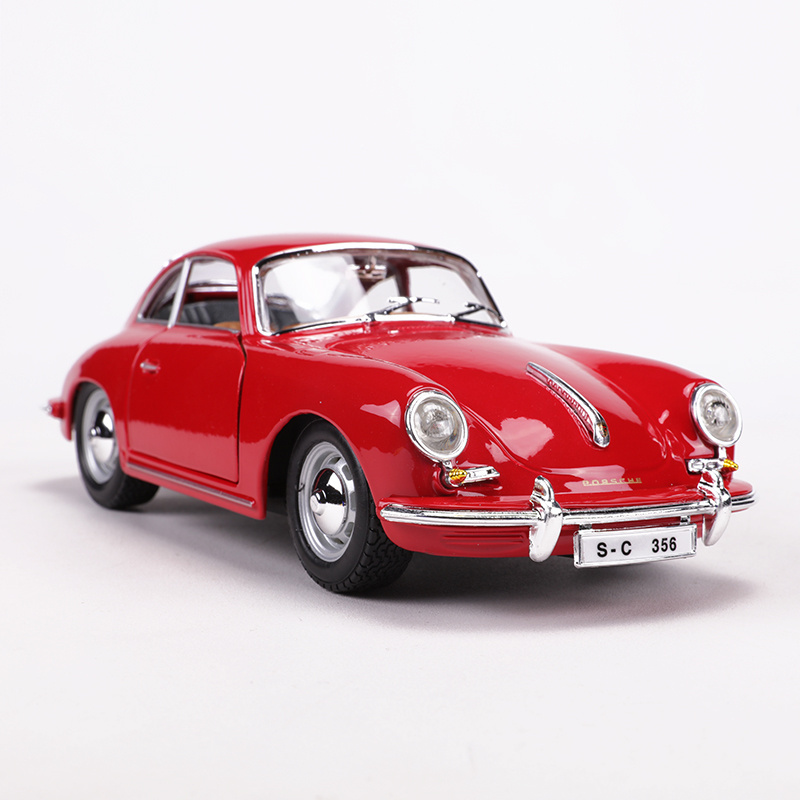 Hot Selling Burago Porche 356B 1:24 Diecast Model Car Super Racing Alloy Model Car Diecast Toy Vehicles