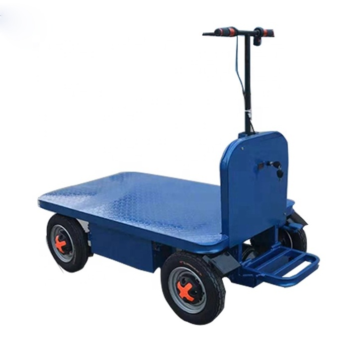 High capacity electric warehouse trolley in farm