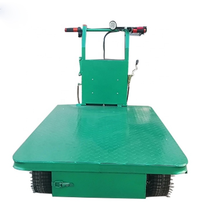 High capacity electric warehouse trolley in farm