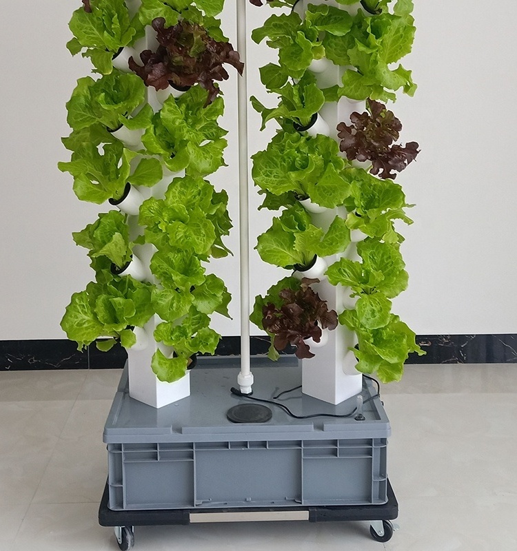 Garden LED Light Growing Planting System Indoor Nutrients Aeroponic Hydroponic Vertical Rotary Tower