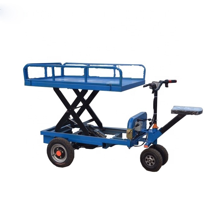 High capacity electric warehouse trolley in farm