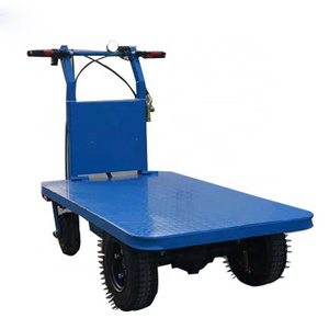 High capacity electric warehouse trolley in farm