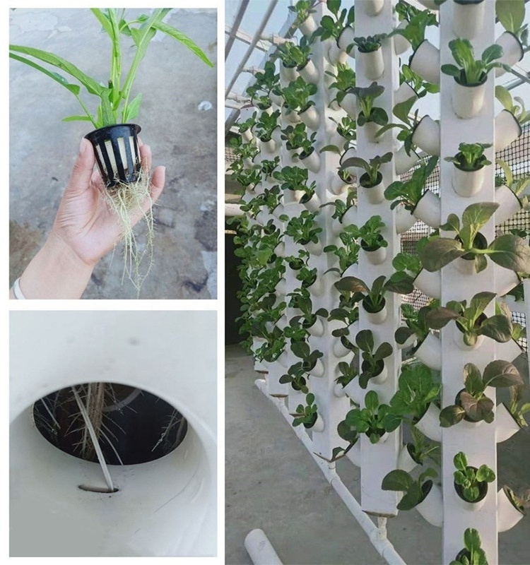 Garden LED Light Growing Planting System Indoor Nutrients Aeroponic Hydroponic Vertical Rotary Tower