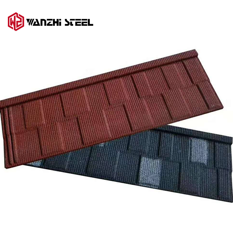 Chinese stone coated metal roof tiles colored artificial quartz rock black slate roof tiles price in philippines