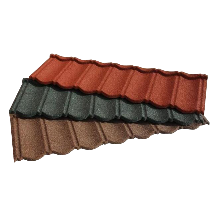 Galvanized Metal Shingle Roman roof tiles Colorful Sand Stone Coated Roofing Sheets For Ghana