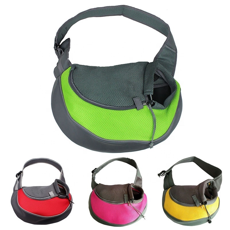 Small Animal Puppy Cat Dog Carrier Sling Front Mesh Travel Stuff Tote Shoulder Backpack Bag Pet Supplies Pet Cages Carriers