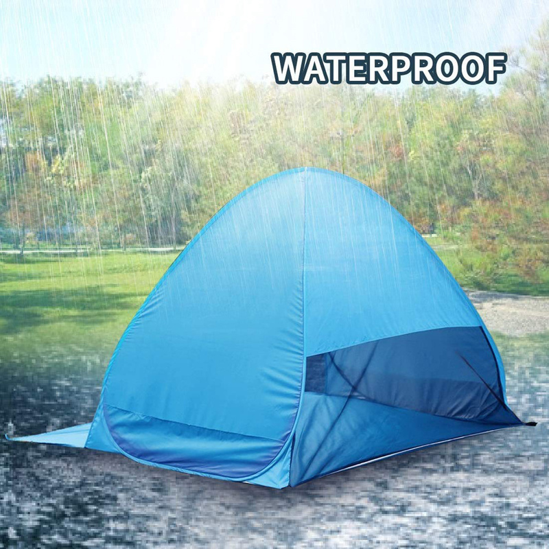 Weekend Trip Camping Hiking Fishing Portable Automatic Sun Umbrella Sea Shore Beach Tent