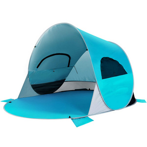 Easy Pop Up Sport Umbrella Park Sea Shore Lake Camping Hiking Fishing Shelter Party Travel Friend Family Shade Beach Tent